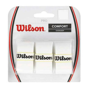 Wilson Pro Comfort Overgrip (White, 3pcs)