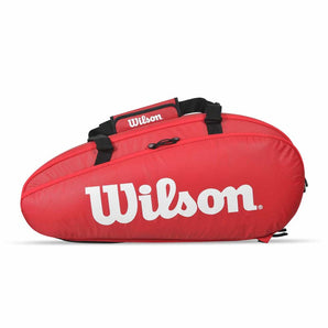 Wilson Tour 3 Compartment 15R Tennis Kit Bag (Red)